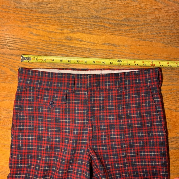 SOLD Vintage LEVI panatella disko funky plaid pant - Picture 4 of 8